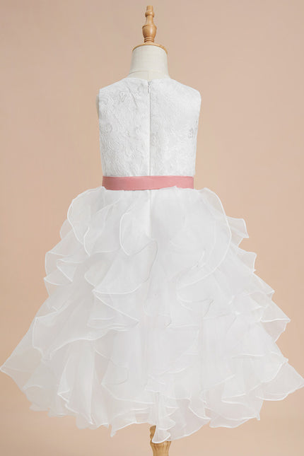 Robe Dentelle Cérémonie Enfantine - gallery 2