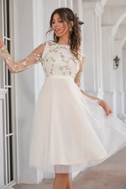 Robe Dentelle Éclat De Fleurs - gallery 5