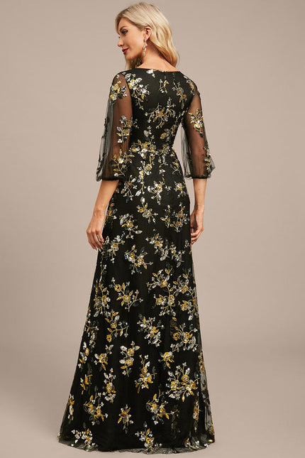 Robe Longue Dentelle Transparente - gallery 7