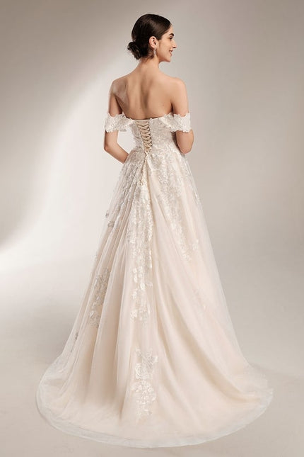 Robe Dentelle De Mariée Vaporeuse - gallery 3