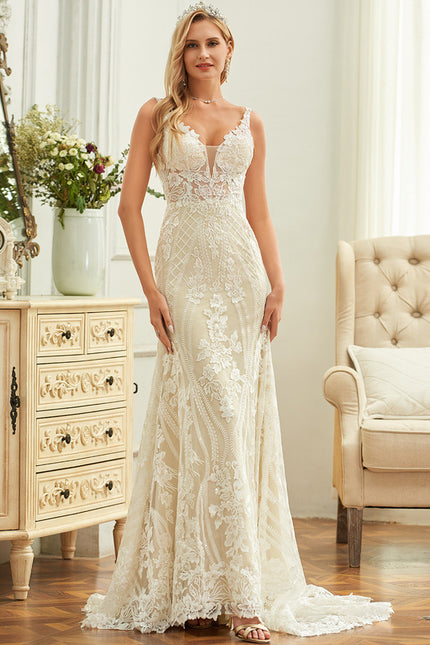 Robe Dentelle Dos Nu Plongeant - gallery 1