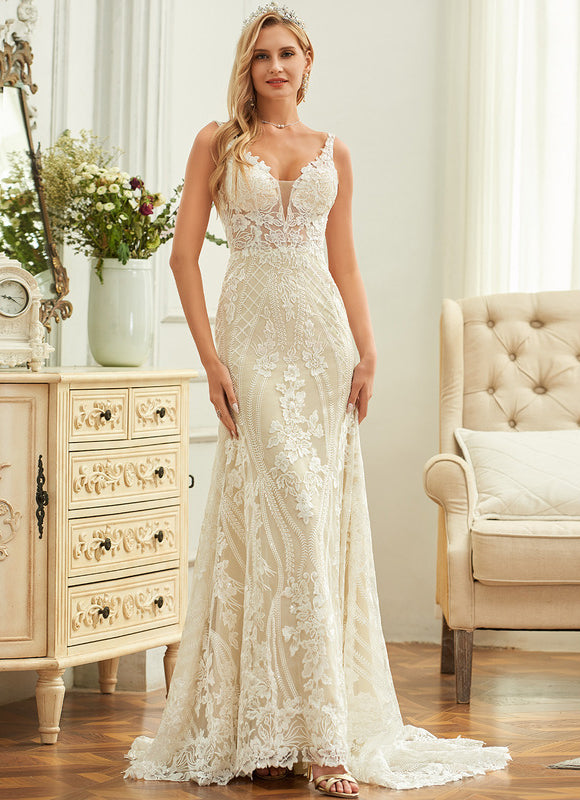 Robe Dentelle Dos Nu Plongeant - gallery 1