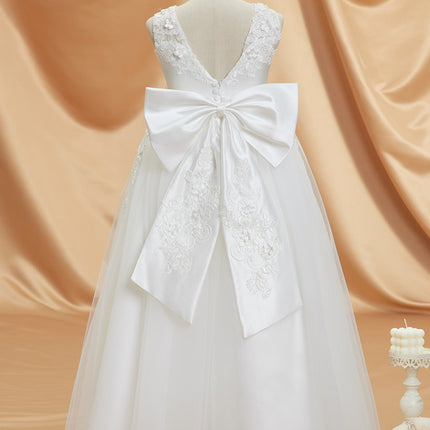 Robe Longue Blanche Dentelle Vintage