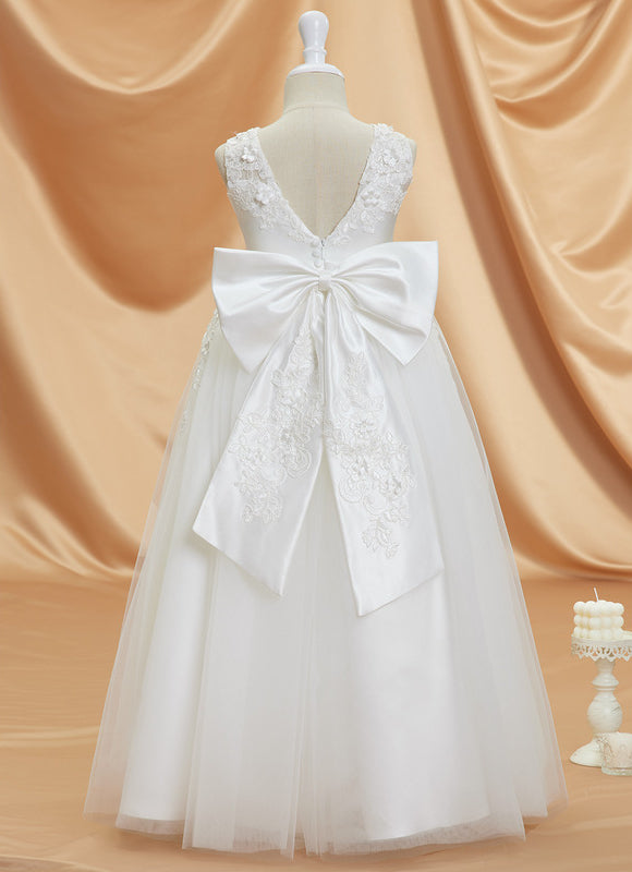 Robe Longue Blanche Dentelle Vintage