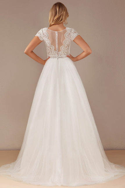 Robe Dentelle Élégance Nuptiale Tulle - gallery 6