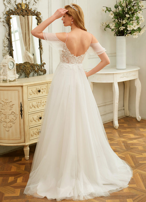 Robe Dentelle Élégance Éthérée - gallery 4