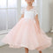 Robe Dentelle Rose Vaporeuse