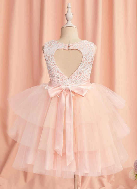 Robe Mariage Rose Dentelle - gallery 8