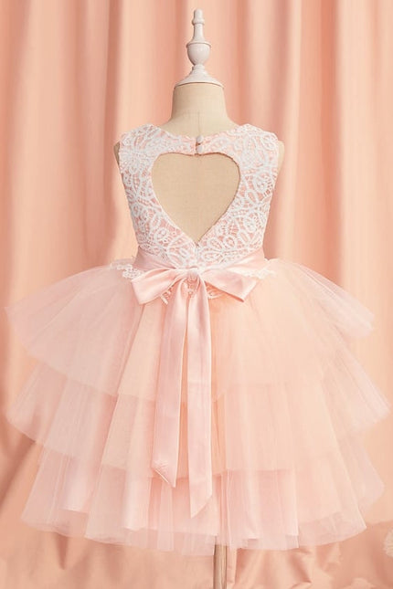 Robe Mariage Rose Dentelle - gallery 8