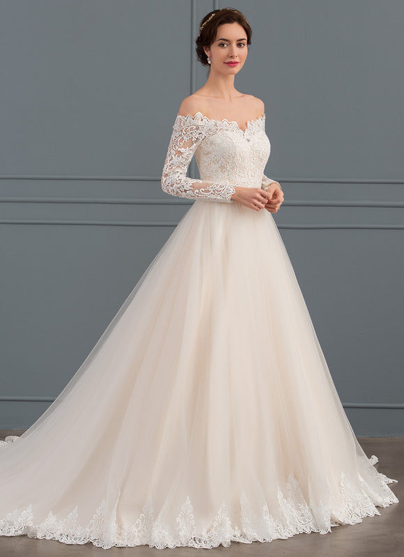 Robe Dentelle Nuptiale Élégante