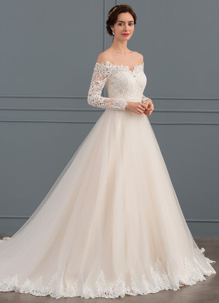 Robe Dentelle Nuptiale Élégante