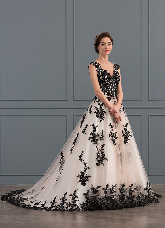 Robe Dentelle Tulle Haute Couture - gallery 2