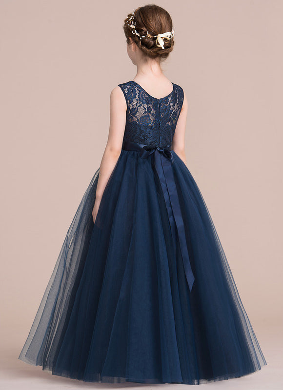 Robe Dentelle Émeraude Satinée - gallery 3