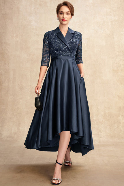 Robe Dentelle Éclat De Satin