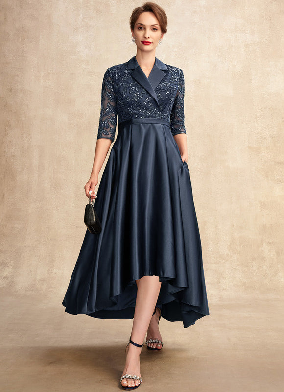 Robe Dentelle Éclat De Satin