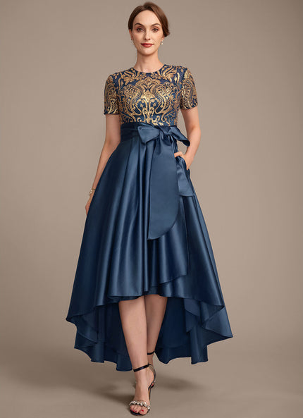 Robe Dentelle Élégante À Paillettes