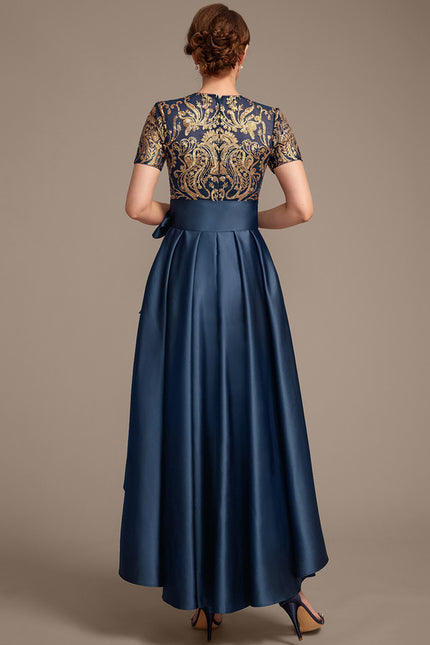 Robe Dentelle Élégante À Paillettes - gallery 7