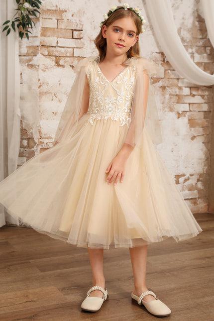 Robe Dentelle Champagne - gallery 1