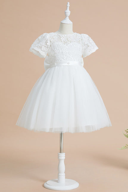Robe Dentelle Enfant Nuptiale - gallery 3