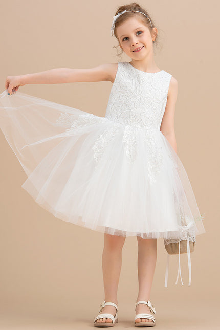 Robe Dentelle Enfant Nuptiale - gallery 1