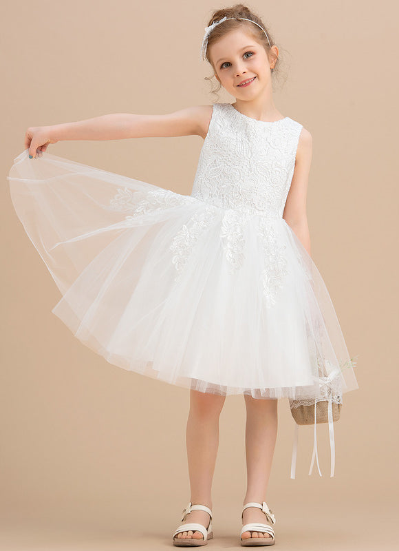 Robe Dentelle Enfant Nuptiale - gallery 1