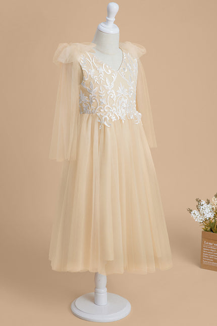 Robe Dentelle Champagne - gallery 5