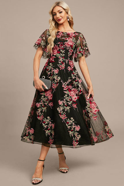 Robe Dentelle Florale Chic - gallery 4