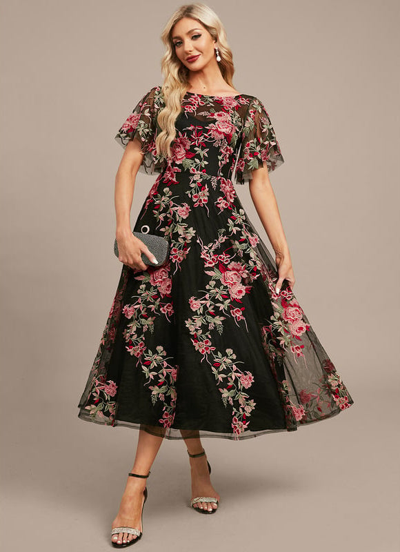 Robe Dentelle Florale Chic - gallery 4