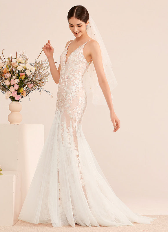 Robe De Mariee Voile Dentelle - gallery 3