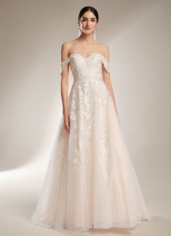 Robe Dentelle De Mariée Vaporeuse - gallery 6