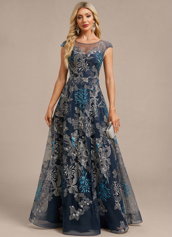 Robe Longue Transparente Dentelle - gallery 2