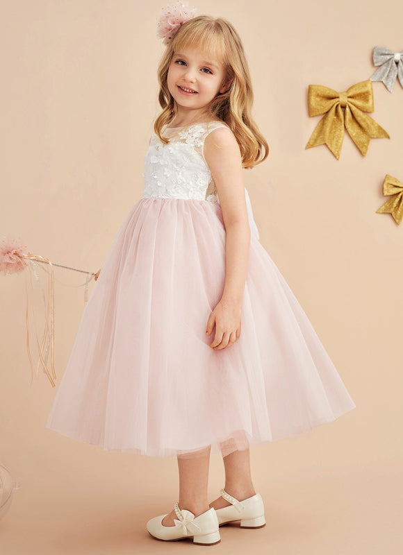 Robe Dentelle Enfant Florale Douce - gallery 4