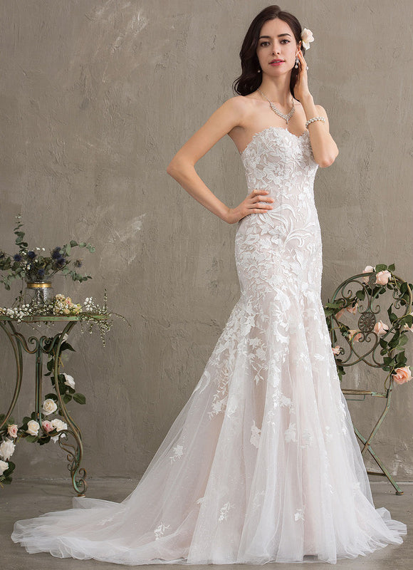 Robe Dentelle Élégante Tulle - gallery 4