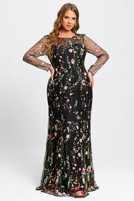 Robe Dentelle Florale Éthérée - gallery 7