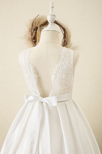 Robe Dentelle Étoile De Satin - gallery 2
