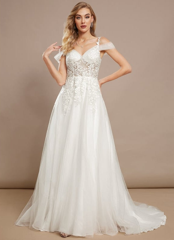 Robe Dentelle Princesse Éthérée - gallery 2
