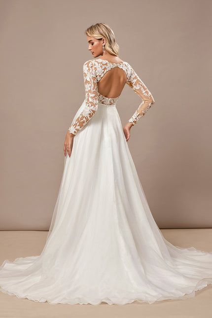 Robe De Mariee Organza Dentelle - gallery 5