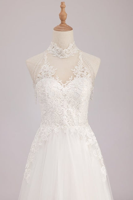 Robe Dentelle Nuptiale Ethérée - gallery 5