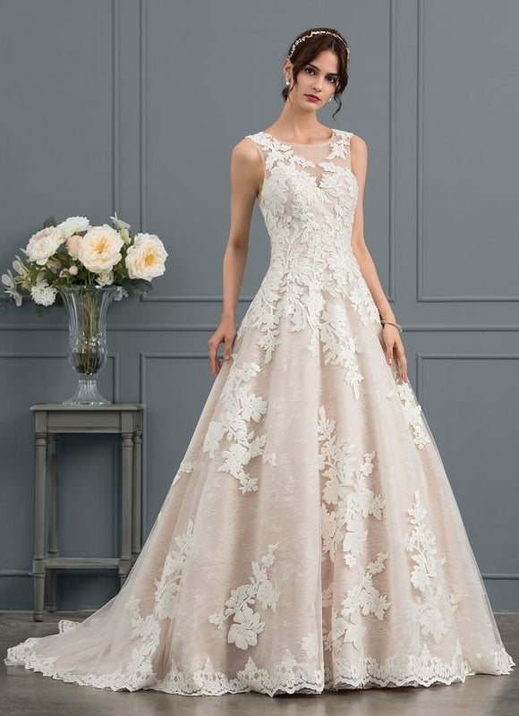 Robe Dentelle Éblouissante Florale - gallery 2