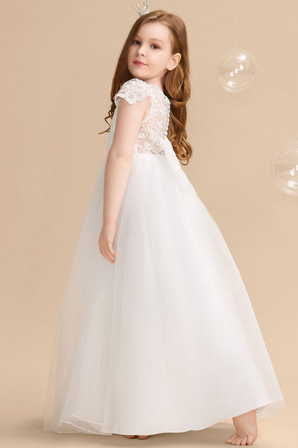 Robe Dentelle Blanche Légère - gallery 5