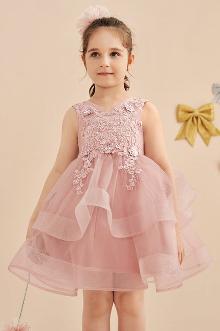 Robe Dentelle Floue Rose 3D - gallery 2