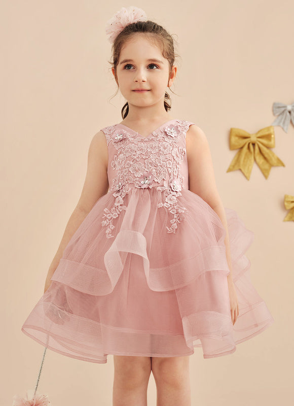 Robe Dentelle Floue Rose 3D - gallery 2