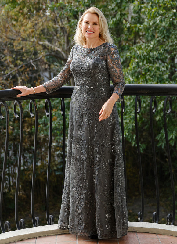 Robe Longue Dentelle Ipalene - gallery 2