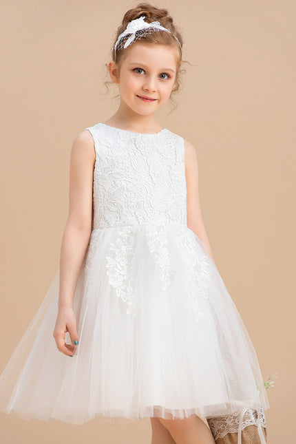 Robe Dentelle Enfant Nuptiale - gallery 3