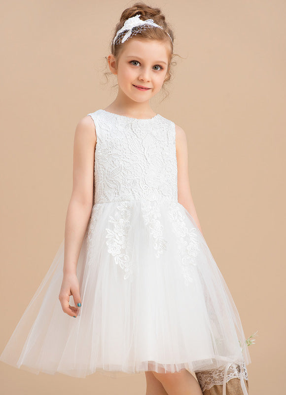 Robe Dentelle Enfant Nuptiale - gallery 3