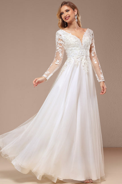 Robe Dentelle Éthérée Perlée