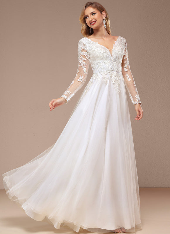 Robe Dentelle Éthérée Perlée