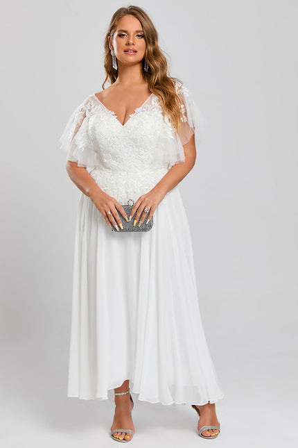 Robe Dentelle Aérienne Florale - gallery 9