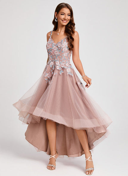 Robe Rose Poudre Dentelle