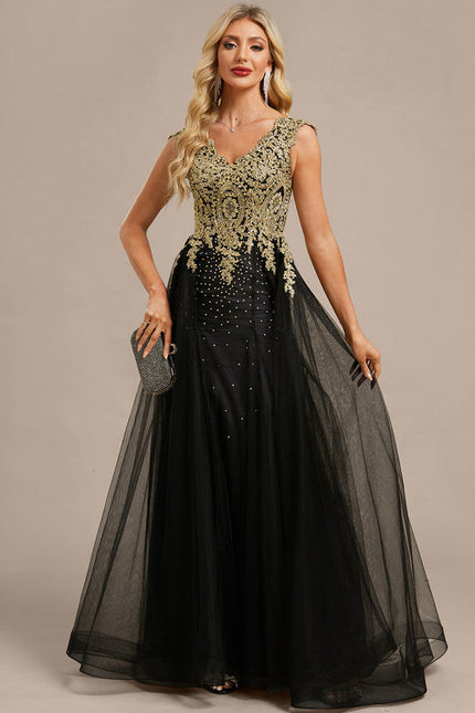 Robe Dentelle Transparente Longue - gallery 2